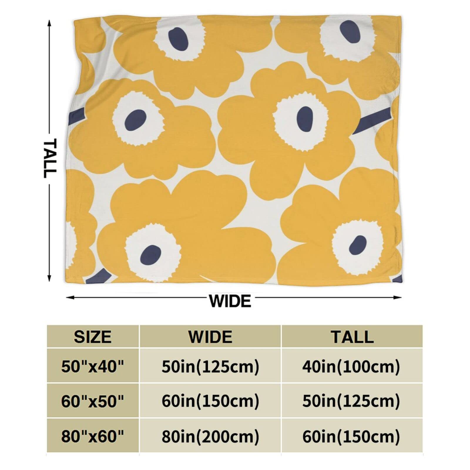 Amazon｜毛布 シングル マリメッコ 花柄 ブランケット 200cm*150cm